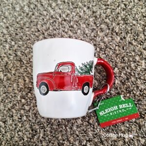 Sleigh Bell Bistro Red Truck Coffee Mug